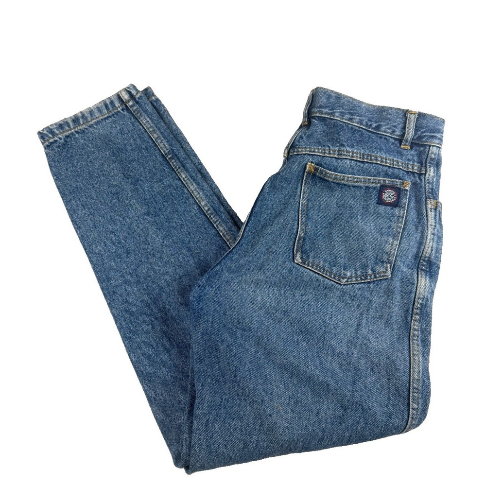 Vintage Giorgio Sant Angelo Jeans Womens 30x29 High Rise Mom Jeans Blue Denim